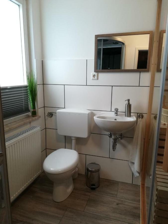 Ferienwohnung Am Reinhardswald - Eichenlaub - Mit Sauna Trendelburg Eksteriør bilde